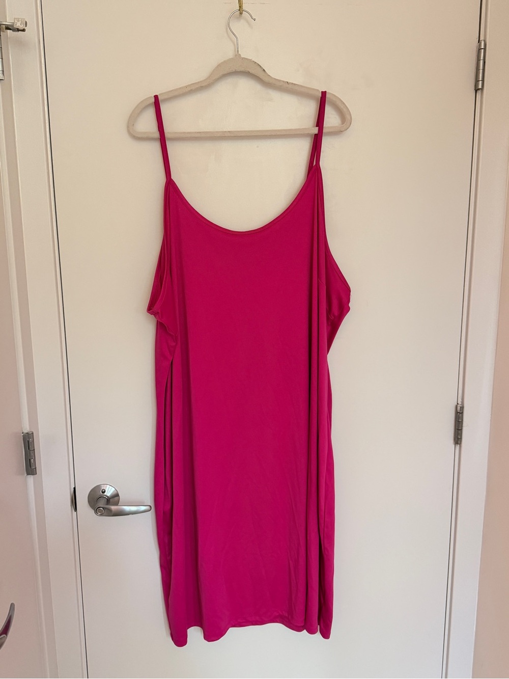 Target Hot Pink Slip Mini Dress with Spaghetti Straps